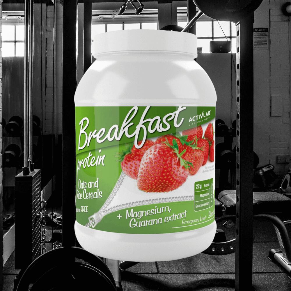 Activlab Protein Breakfast (1000g) Strawberry - Protéines - Substitut de repas 2/4