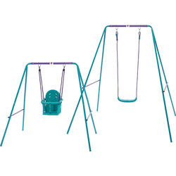 balancelle - Schommel Set 2-in-1 turquoise