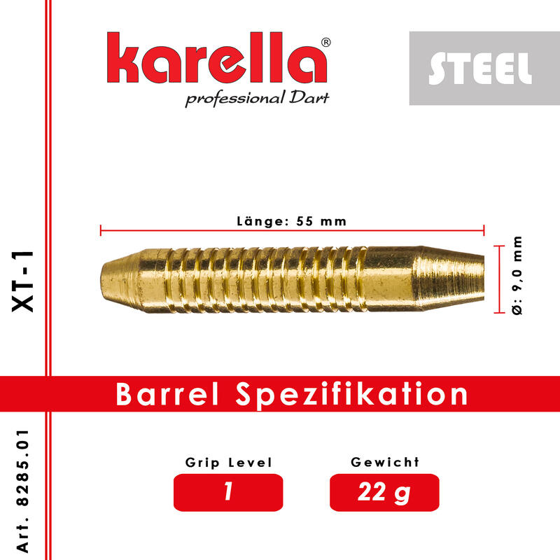 Karella Fléchettes à pointe d'acier XT-1