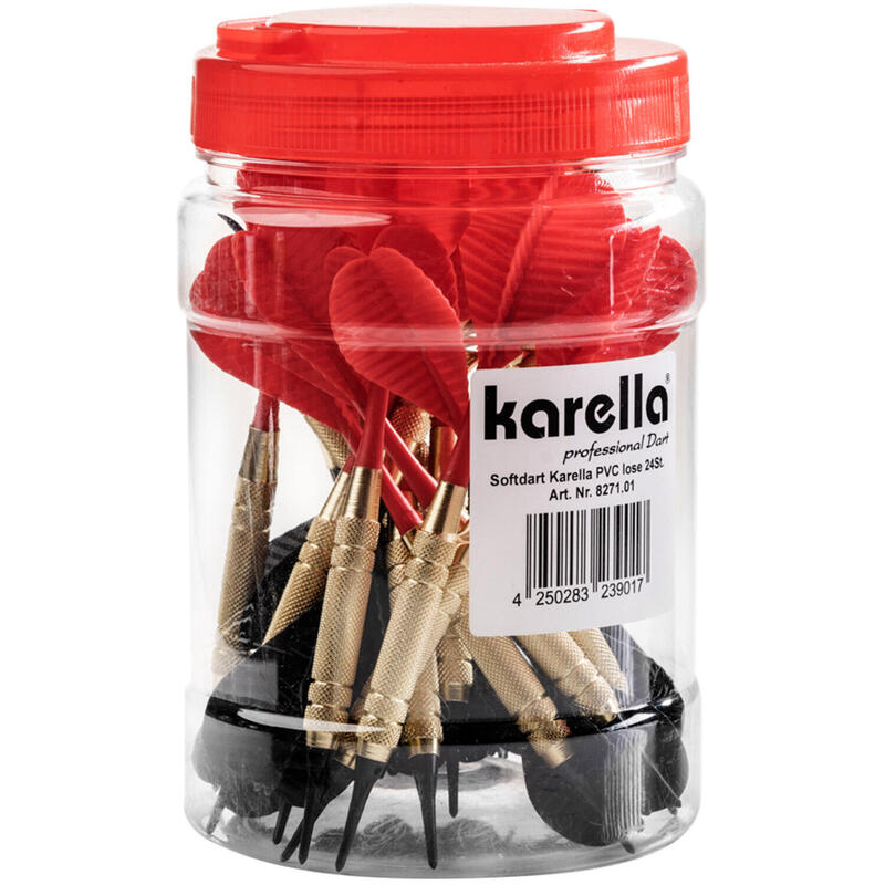 Fléchettes pointes en plastique - Karella multi-colour adulte