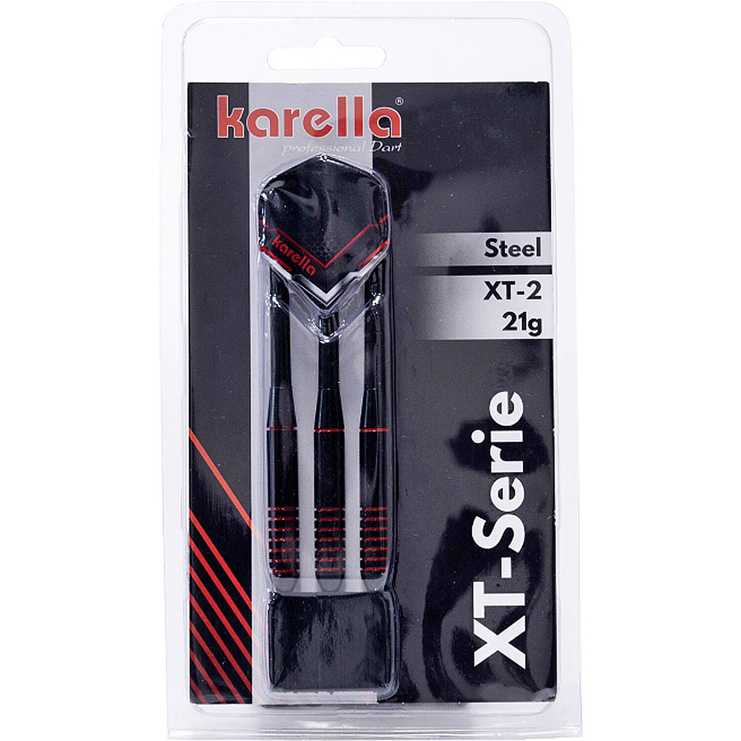 KARELLA Freccette adulto Karella Dartpijlen Punta Di Acciaio, Nero