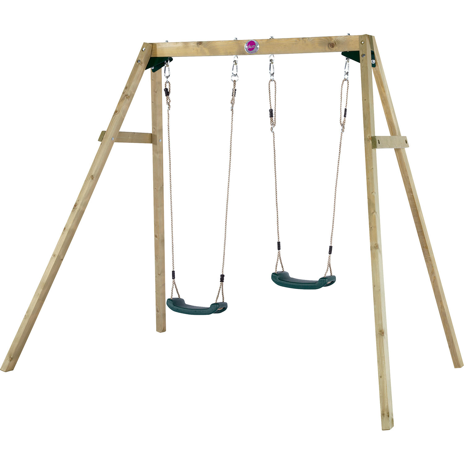 Plum Balançoire en bois double 4/5