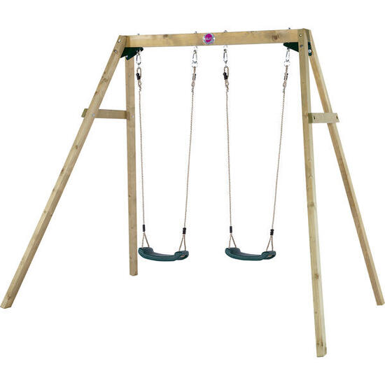 Plum Balançoire en bois double