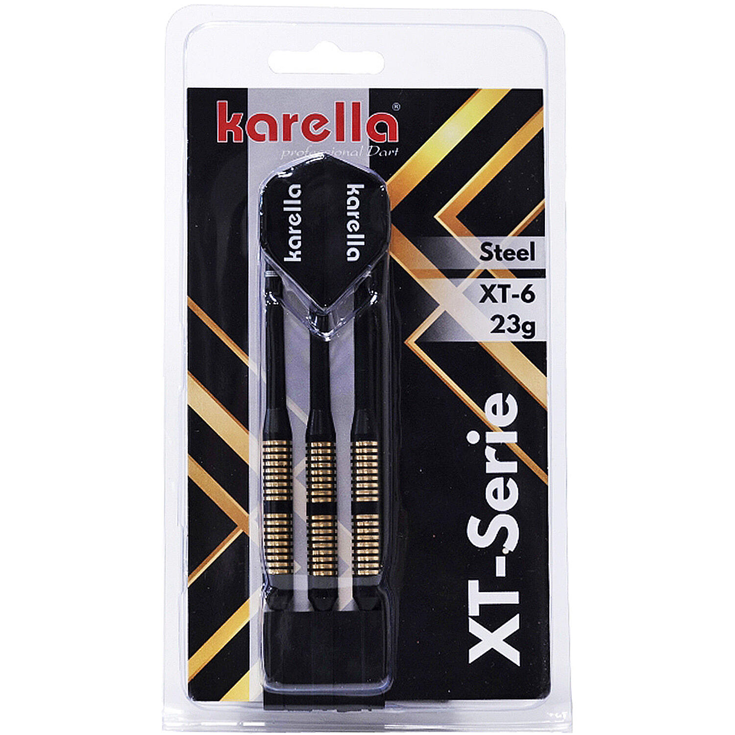 Karella - Karella Fléchettes À Pointe D'Acier Xt-6 - Fléchette - Noir - 23 G - Decathlon