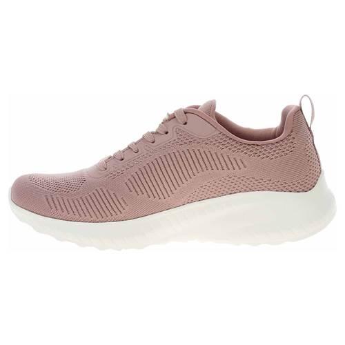 Chaussures de Running pour Adultes Skechers Bobs Sport Squad Rose