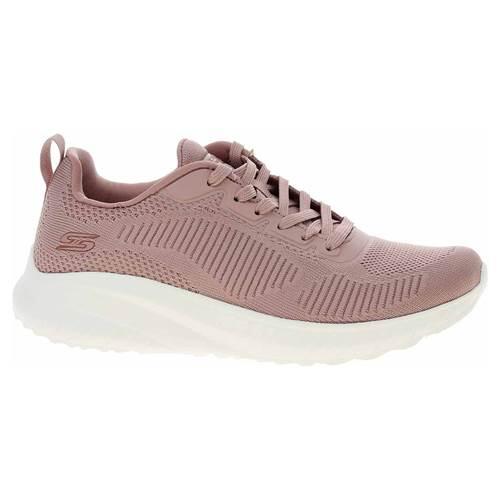 Chaussures de Running pour Adultes Skechers Bobs Sport Squad Rose