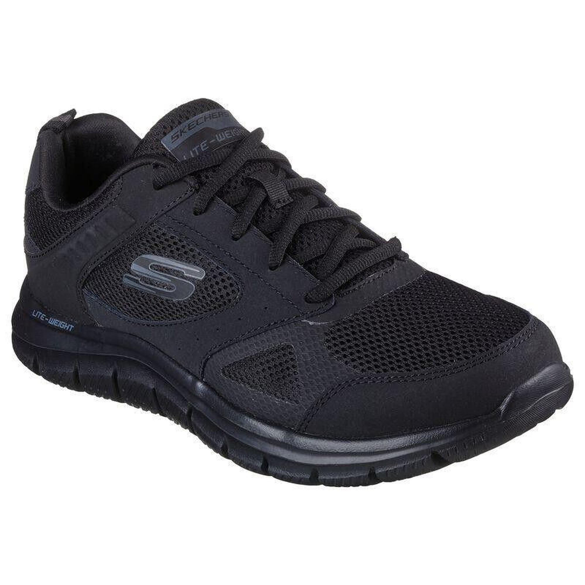 Buty na co dzień na trening męskie SKECHERS TRACK SYNTAC skóra