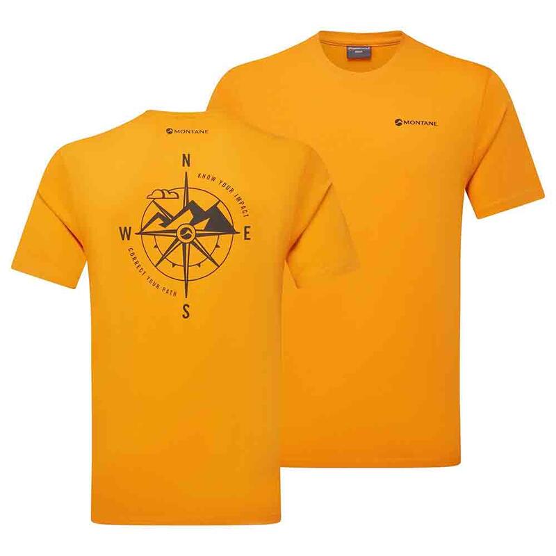 Impact Compass Men's T-Shirt - Orange