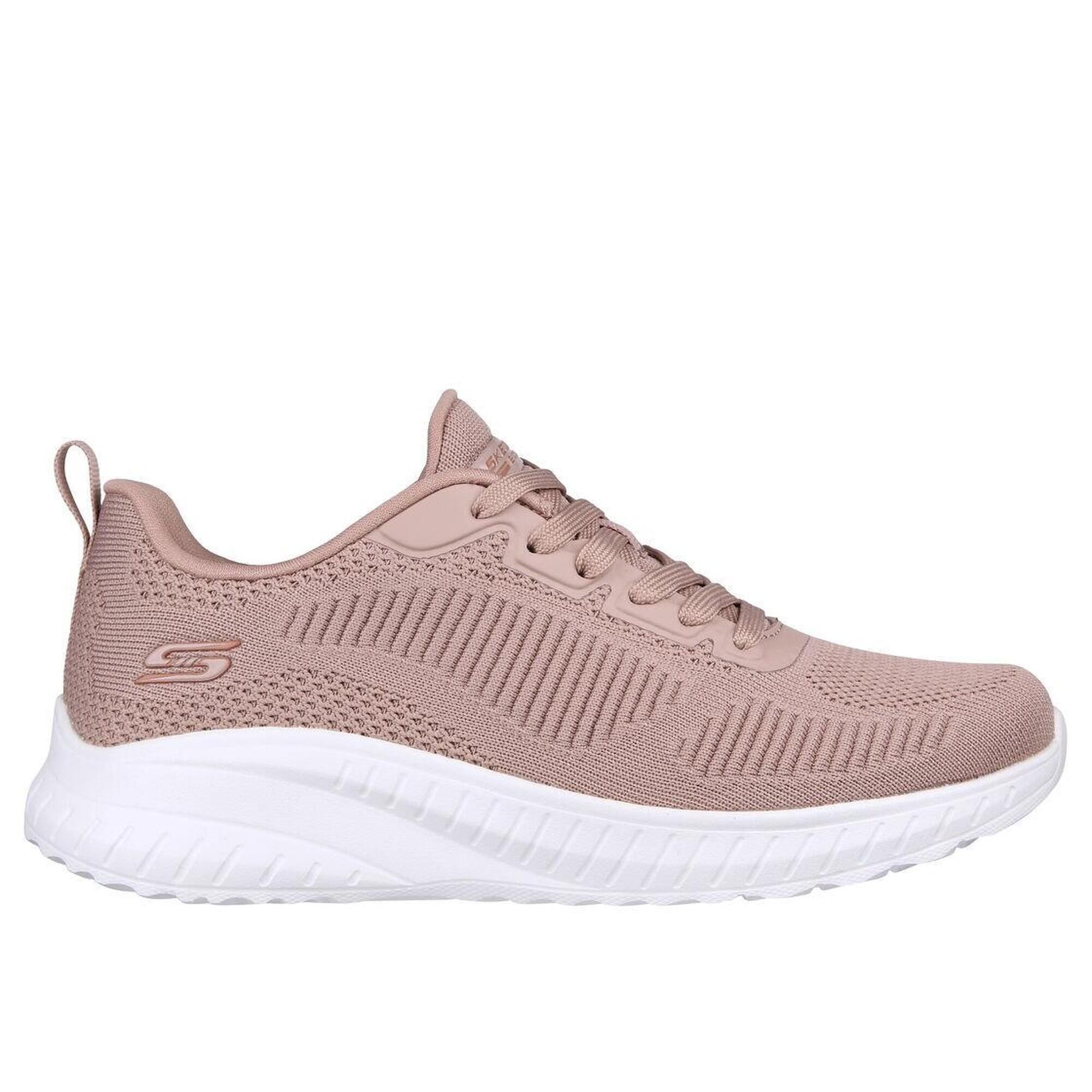 Skechers - Baskets Femme Skechers Bobs Squad Chaos Face Off Beige - Baskets - Beige|rose - 41 - Decathlon
