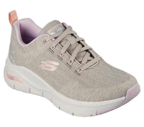 Sneakers per donna Skechers Arch fit Beige