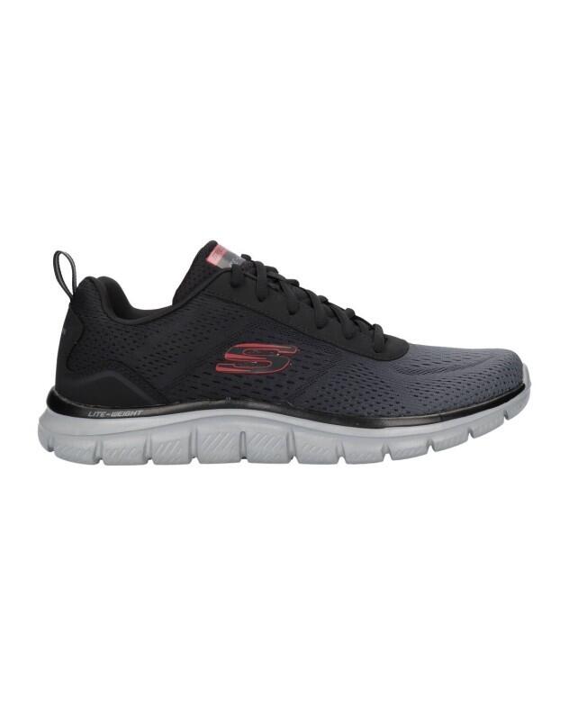 Chaussures Lifestyle Skechers Trackripkent Noir/Gris Homme 2/5