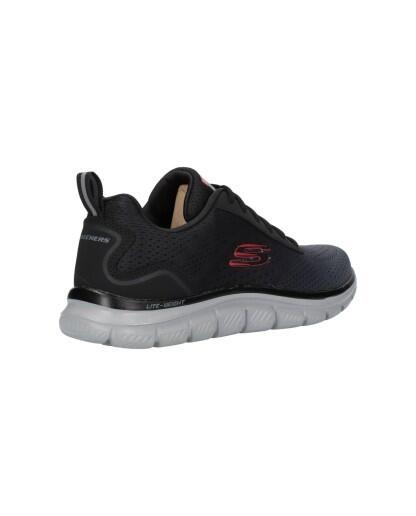 Chaussures Lifestyle Skechers Trackripkent Noir/Gris Homme 3/5