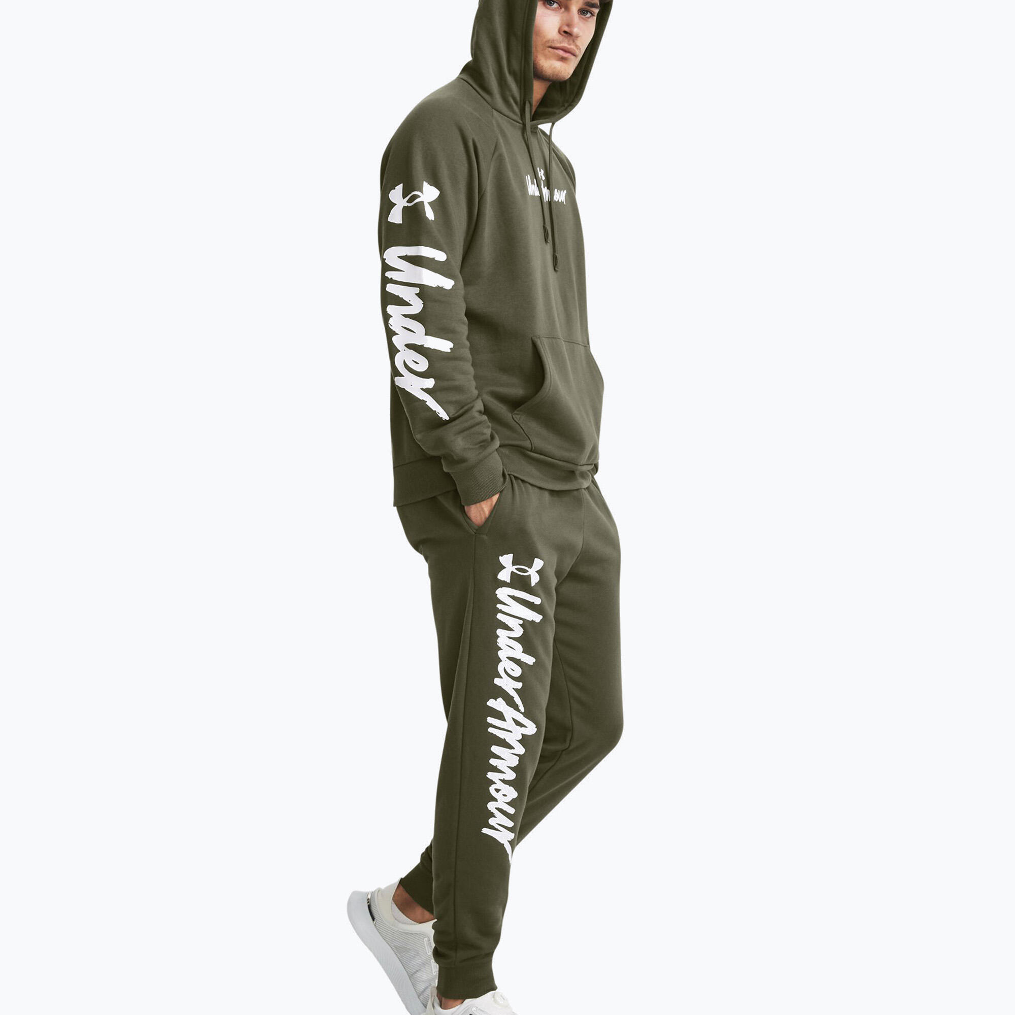 Under Armour Rival Fleece Graphic HD herensweatshirt 2/5