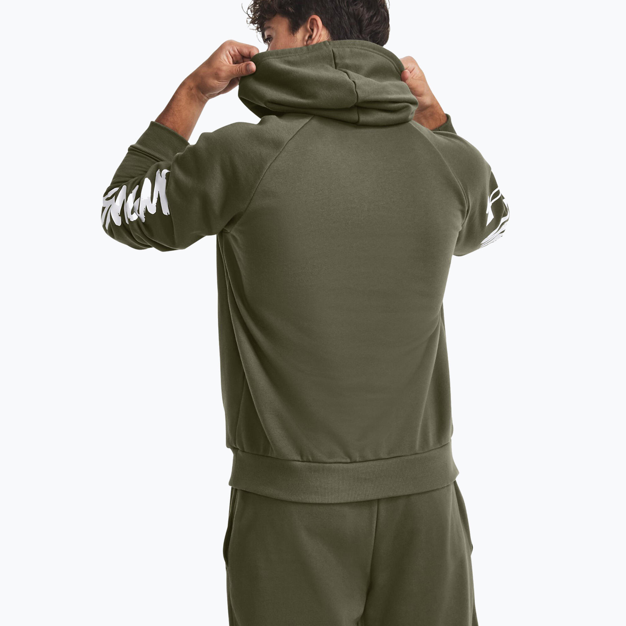 Under Armour Rival Fleece Graphic HD herensweatshirt 3/5