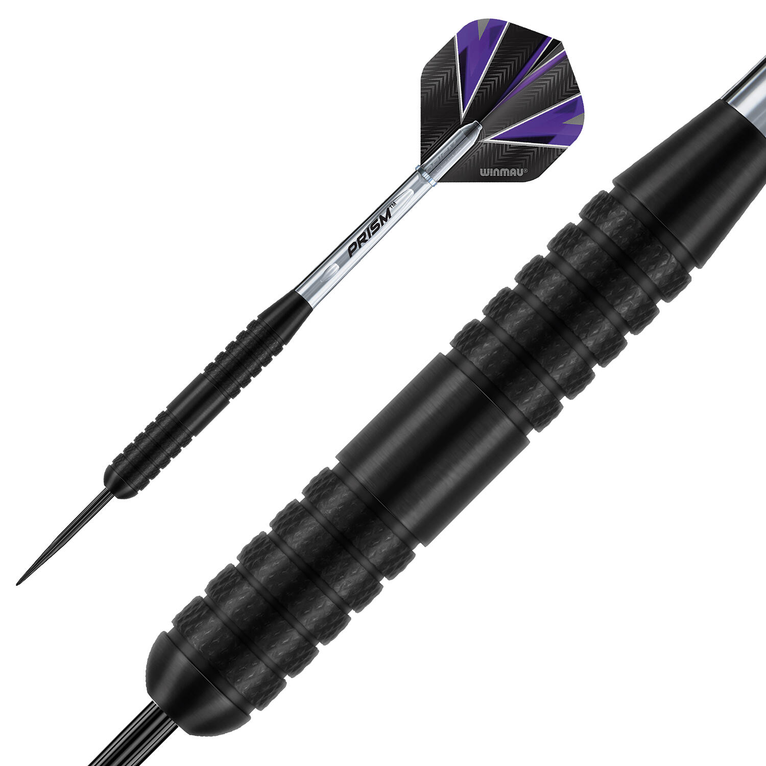 Dardos punta de acero adulto Winmau Apocalypse Brass negro 4/7