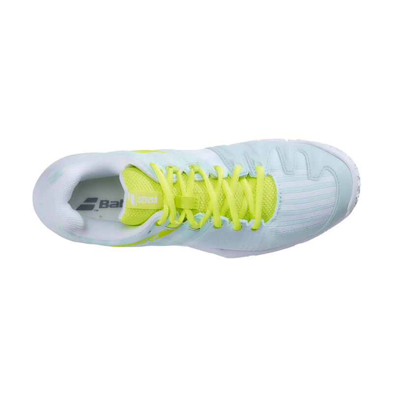 Zapatillas Babolat Sensa Azul Amarillo Fluor Mujer -  - 38,5