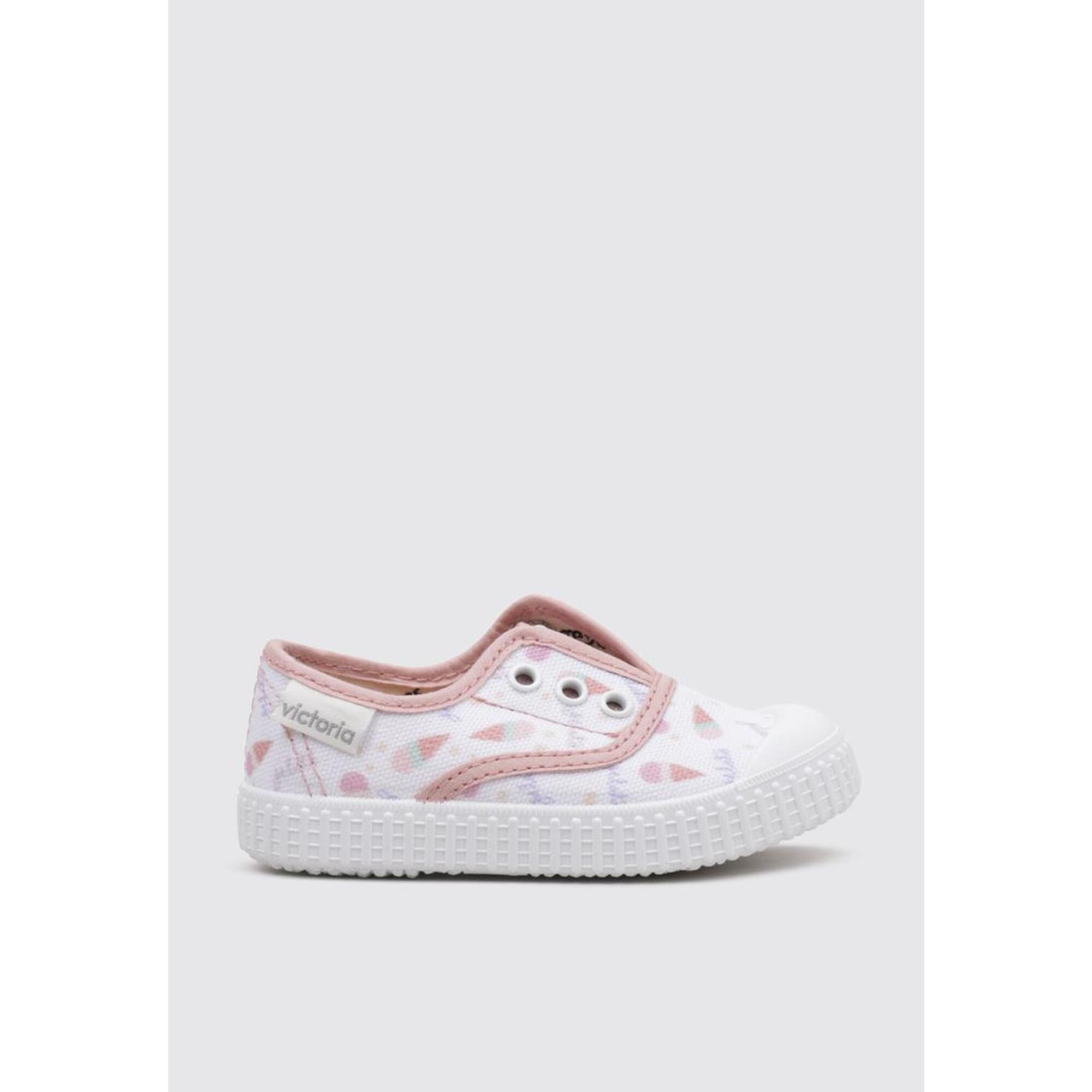 Sneakers Deportivas Niños Victoria ELASTICO LONA HELADOS Rosa