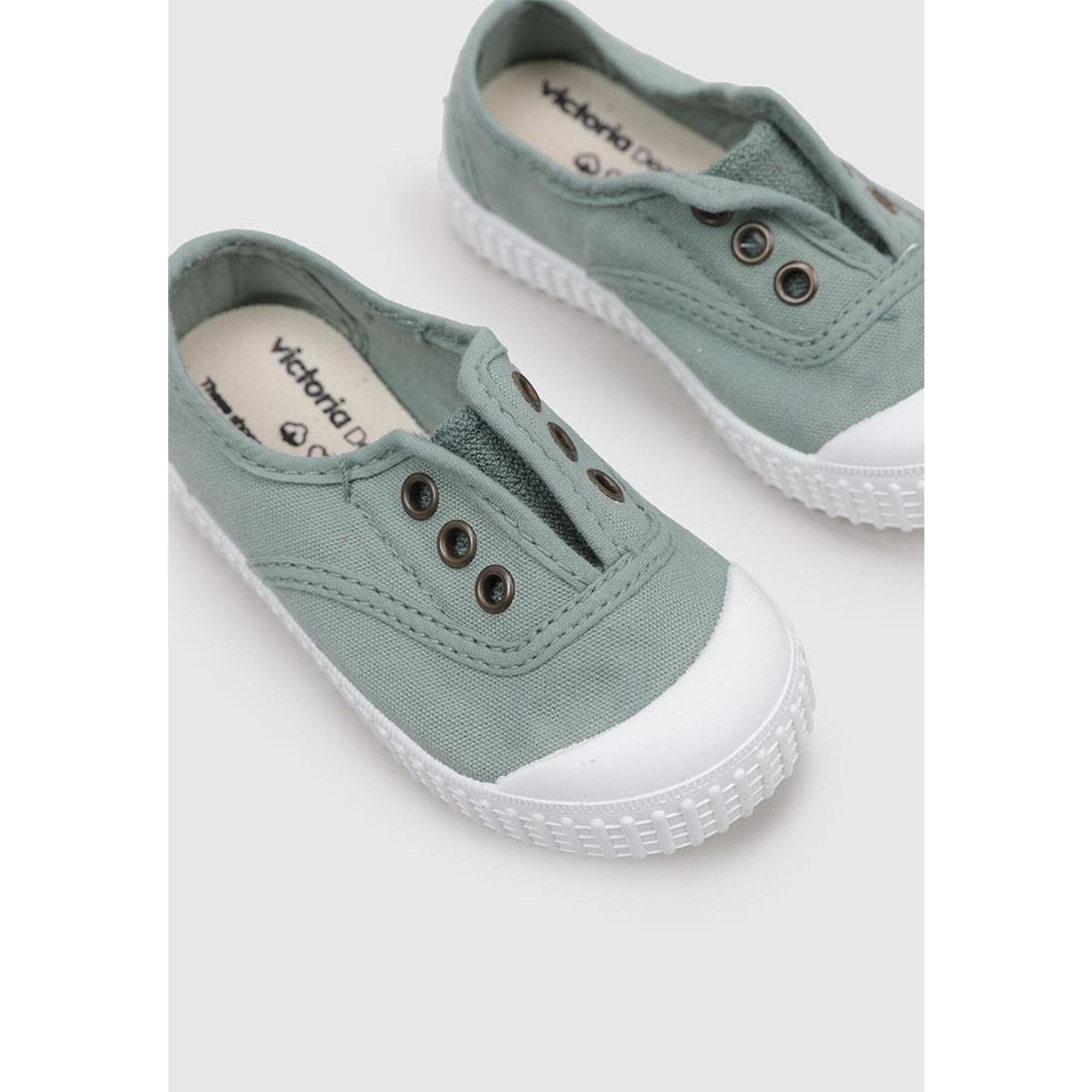 Sneakers Deportivas Niños Victoria INGLESA ELASTICO LONA TINTADA DREC Verde