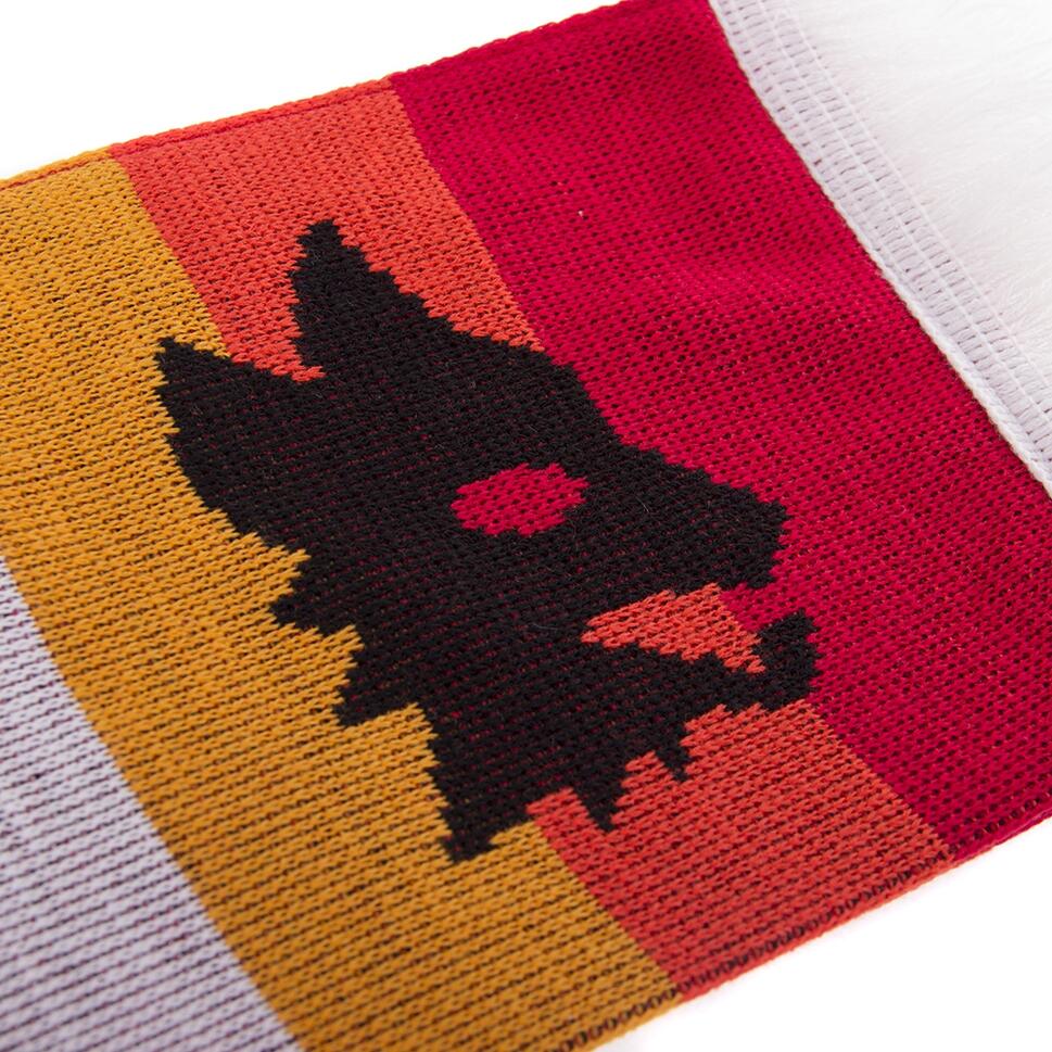 Szalik retro dla dorosłych - AS Roma - Biały