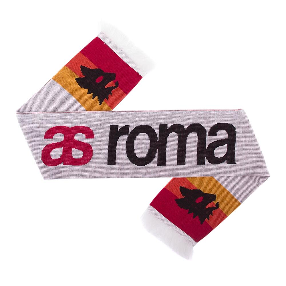 COPA FOOTBALL Sjaal - Supporter - Voetbal - Retro - AS Roma - Wit