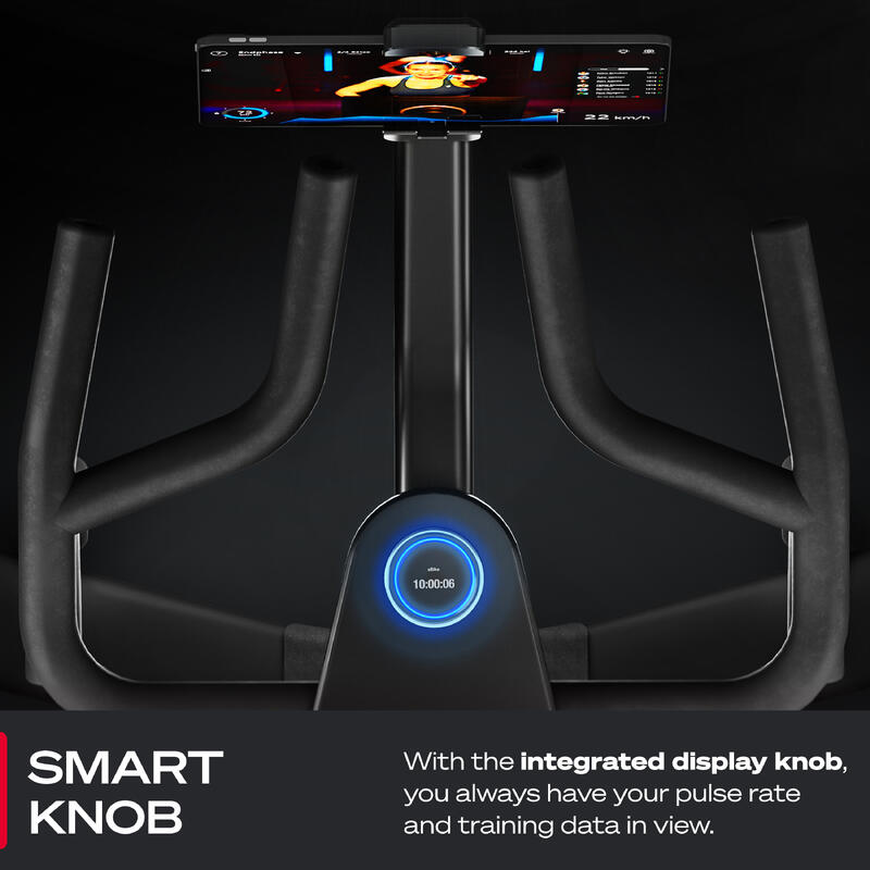 sBike Lite - LED intégrées, cours en direct + support tablette 360°