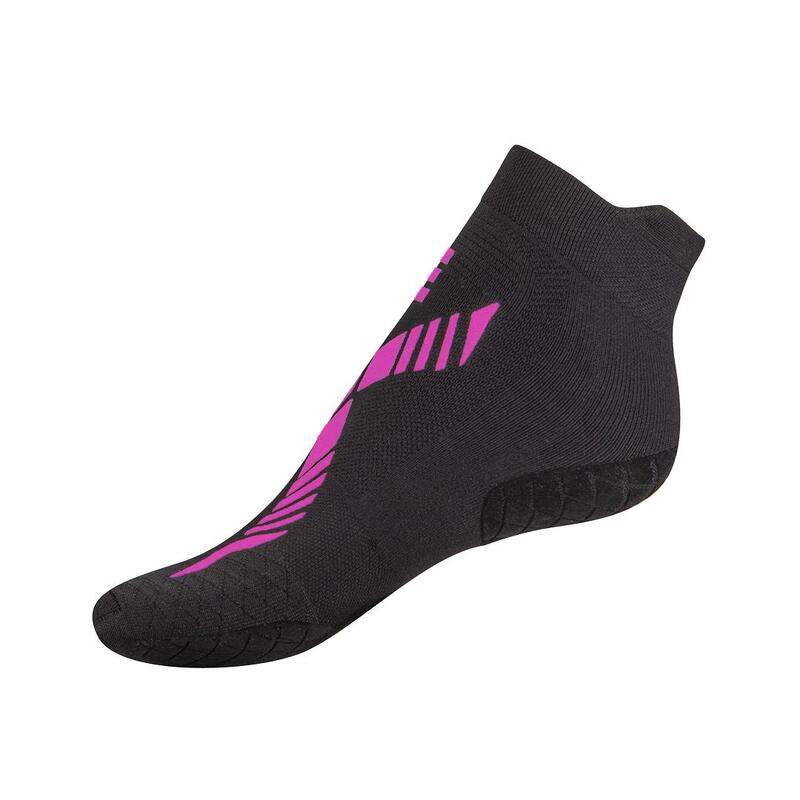 Calcetines técnicos natación antideslizantes adultos piscina negro fucsia