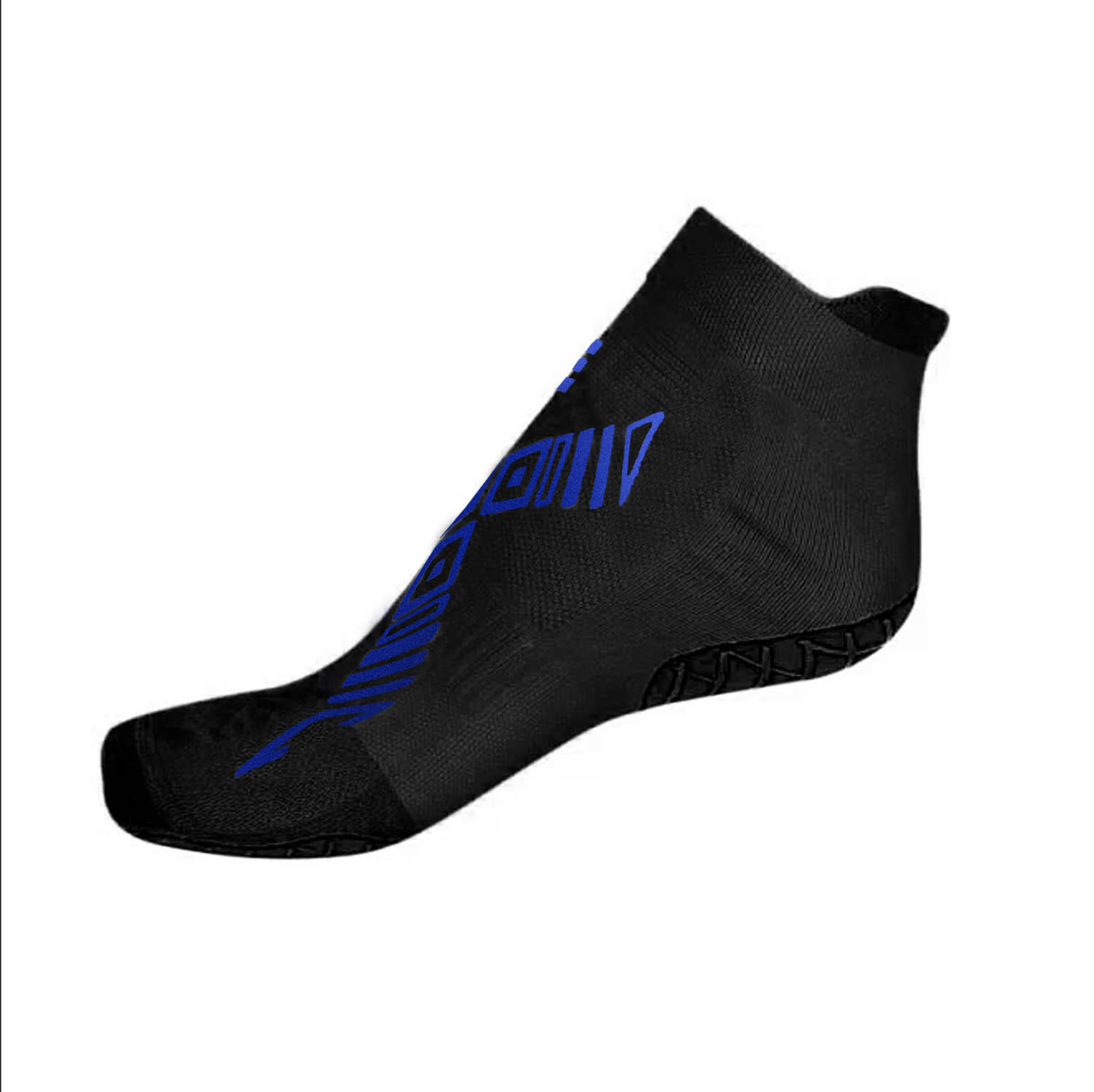 Chaussettes natation adulte piscine antidérapantes antibactérien noire bleu 2/6