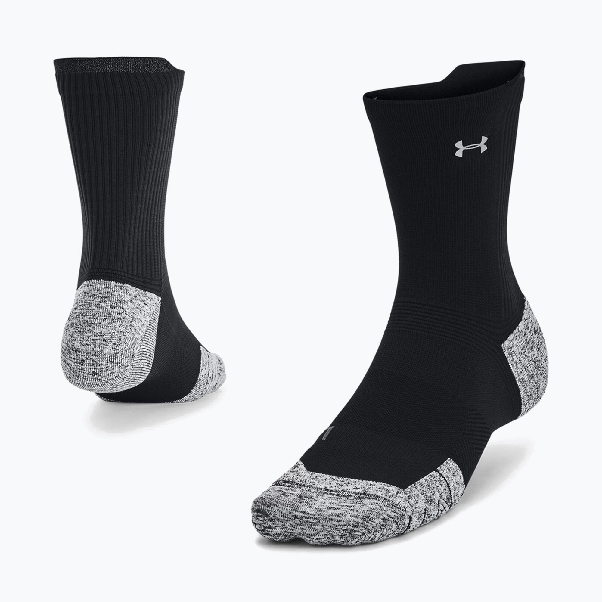 Under Armour ArmourDry Run Cushion Mid-High Socks Black Unisex 3/3