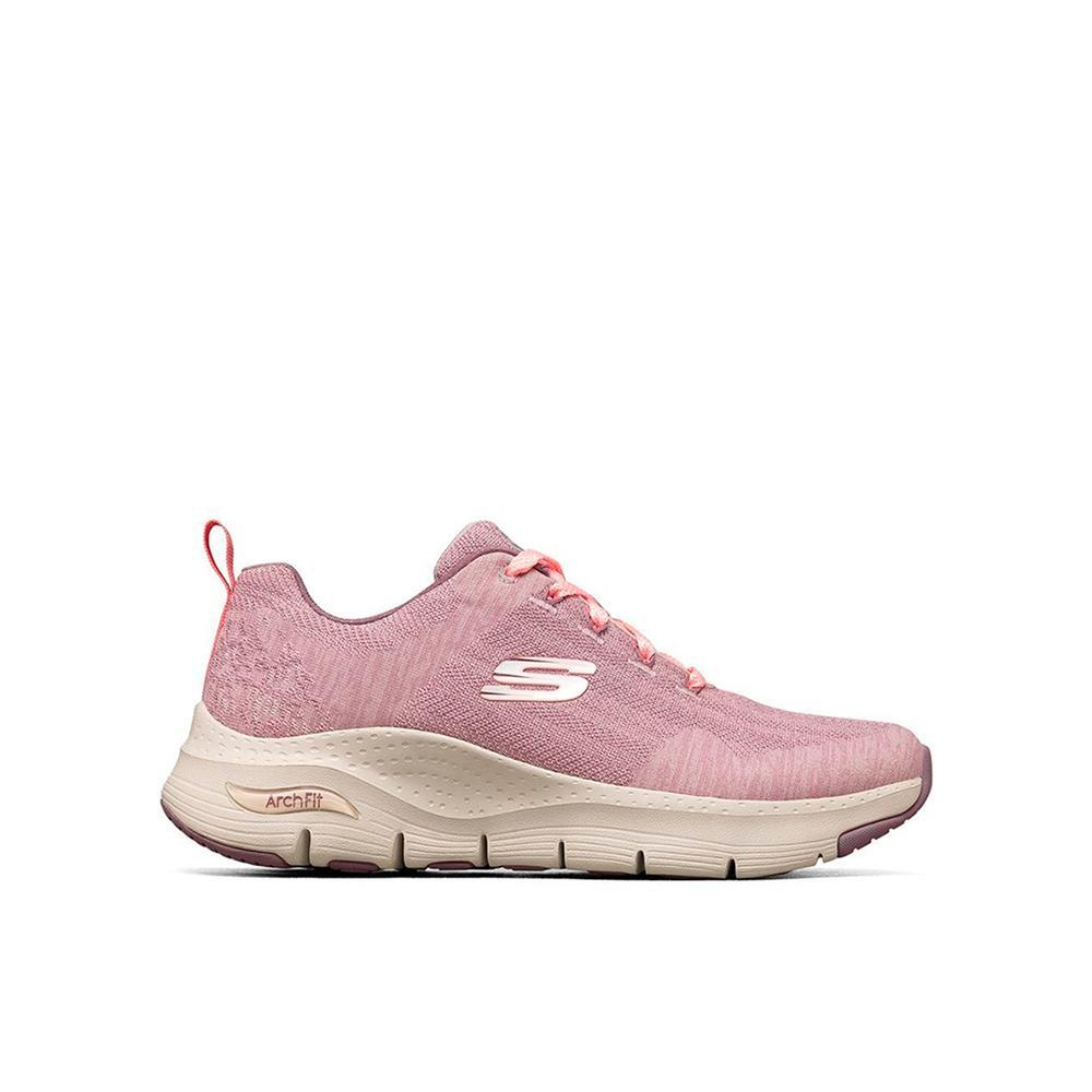 Skechers - Baskets Skechers Arch Fit Comfy Wave Pour Femmes - Chaussures De Sport - Rose|violet - 36 - Decathlon