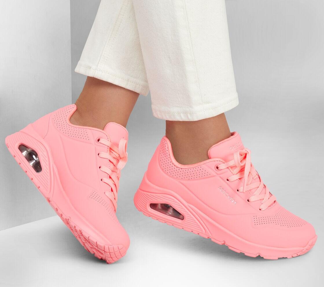 Tênis Americanos Rosa Femininos Skechers 6/6