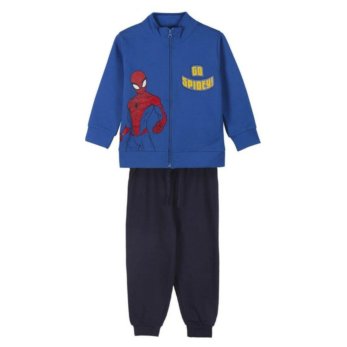 Survêtement Enfant Spider-Man Bleu 3/4