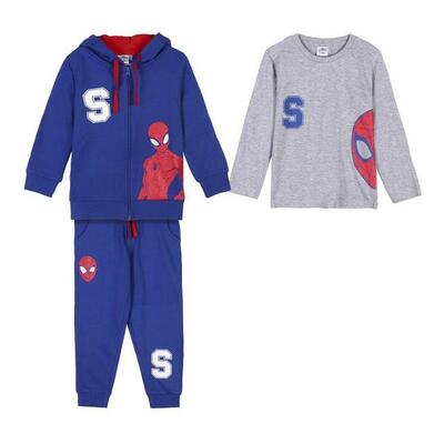 Joggingpak voor kinderen spider-man blauw