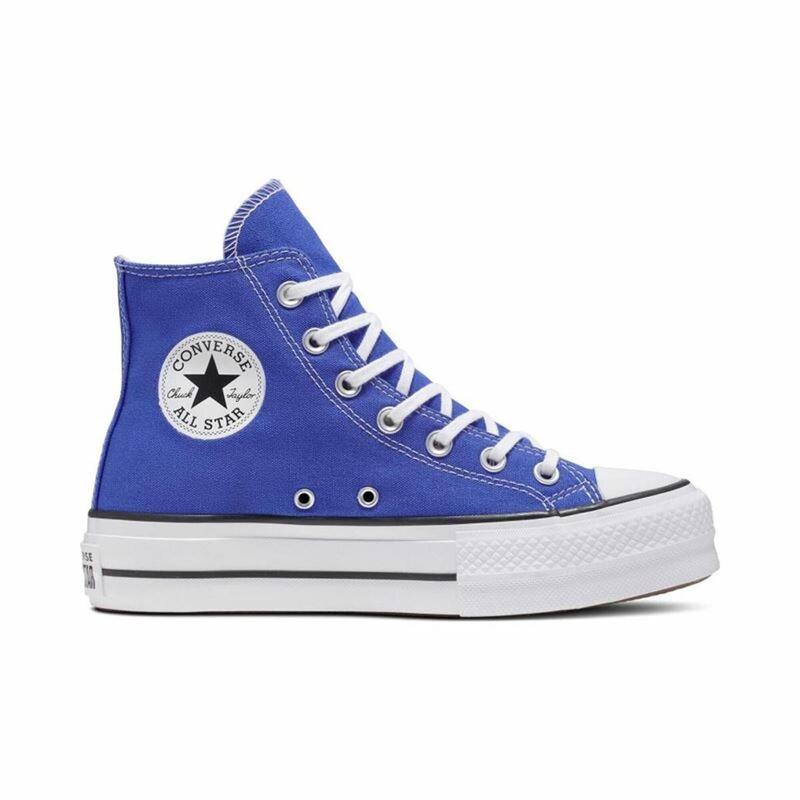 Scarpe da Tennis Casual Donna Converse Chuck Taylor All Star Lift Hi Azzurro