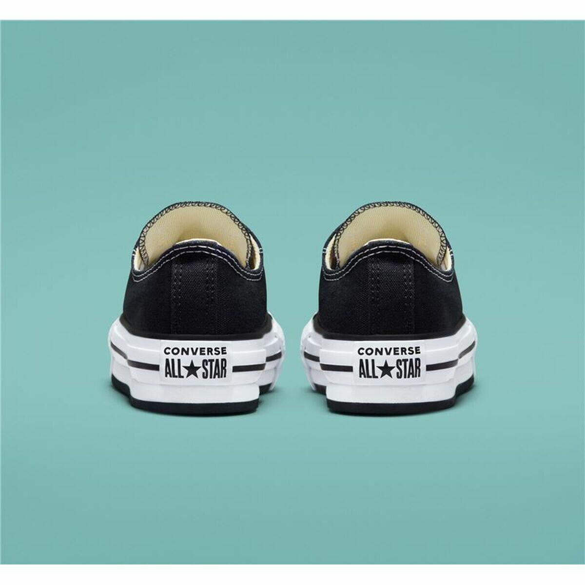 Casual Kindersneakers Converse All-Star Lift Low Zwart 5/5