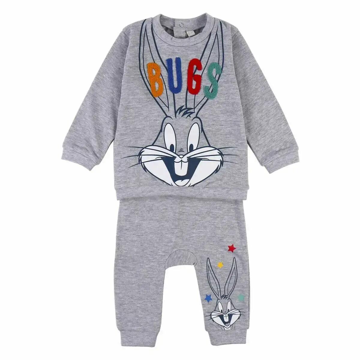 Chándal Infantil Looney Tunes Gris 3/5