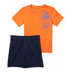 Conjunto Deportivo para Niños Reebok CF4287 Naranja