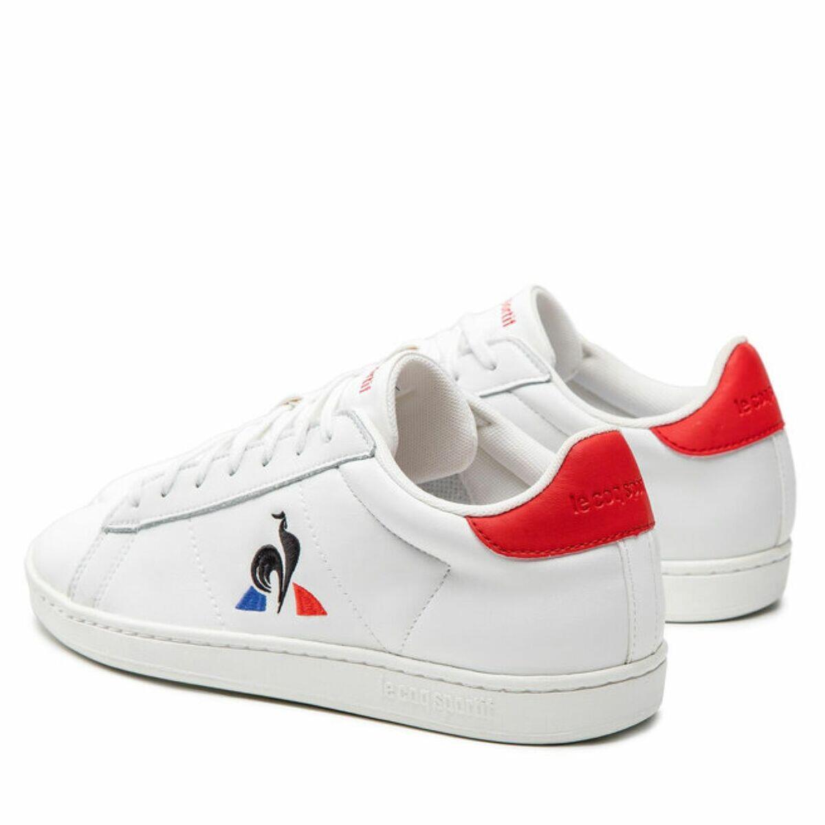Zapatillas Casual Hombre Le coq sportif COURTSET Blanco 3/4