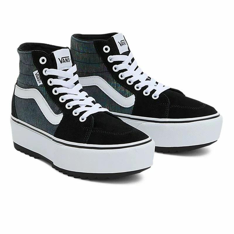 Scarpe da Tennis Casual Donna Vans Filmore Hi Tapered St Sdfl Nero