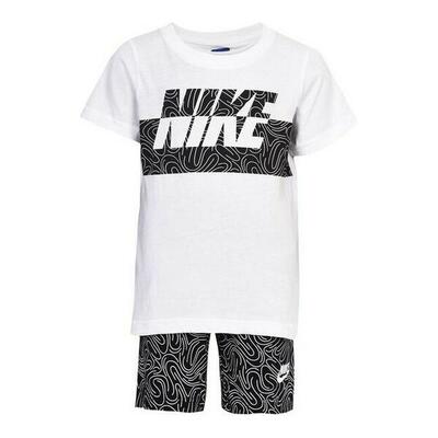 Completo Sportivo per Neonati Nike Bianco