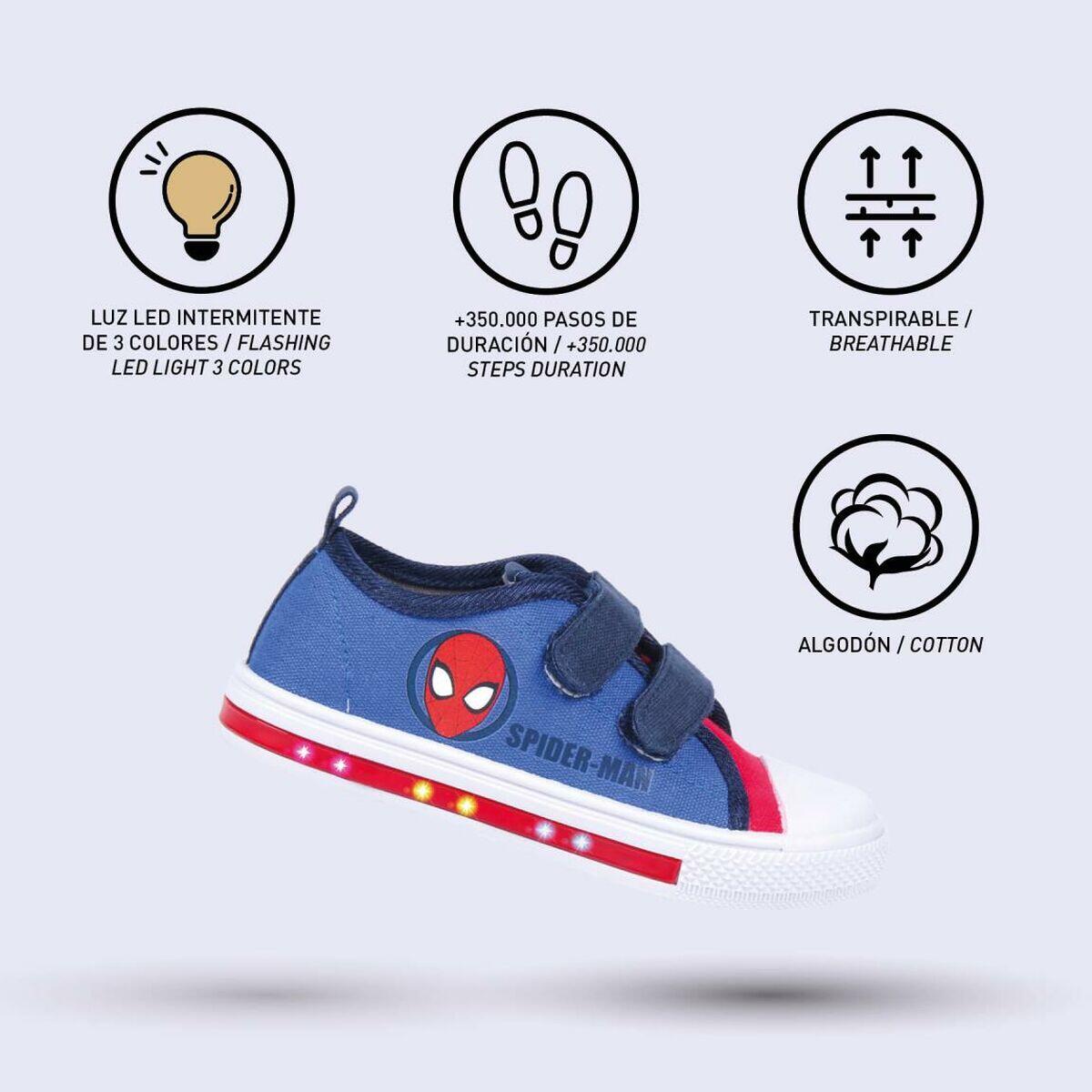 Zapatillas Casual Niño Spider-Man Azul 3/5