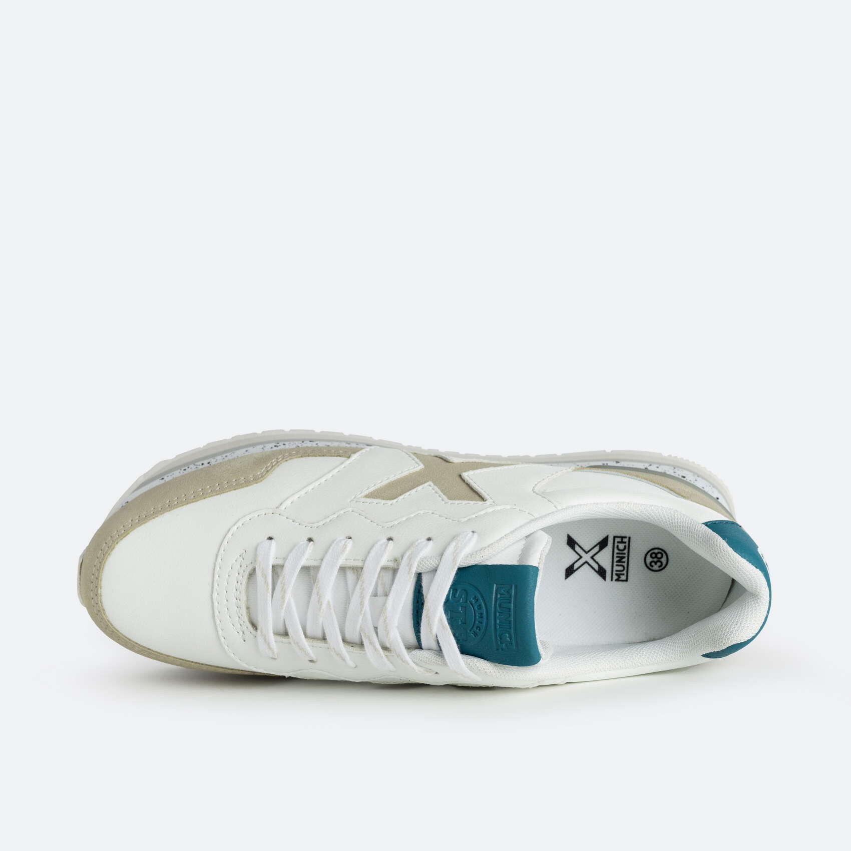 Ténis Casual de Mulher Munich Dash Sky 13 Branco 3/5