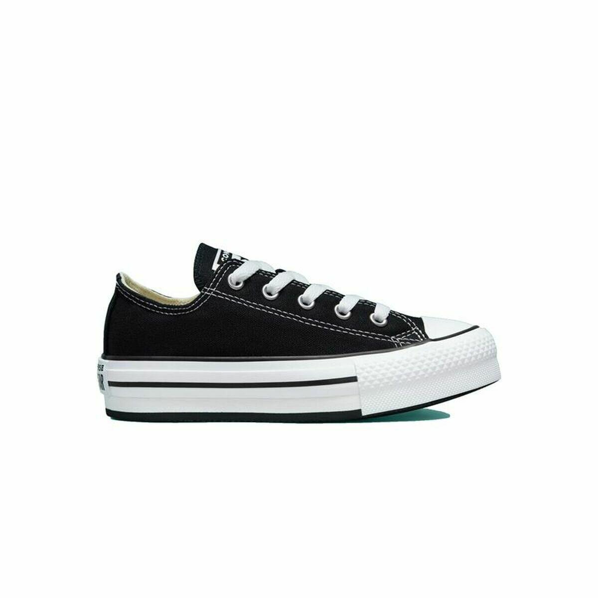 Casual Kindersneakers Converse All-Star Lift Low Zwart 1/5