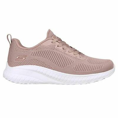 Zapatillas de Running para Adultos Skechers Bobs Sport Squad Rosa