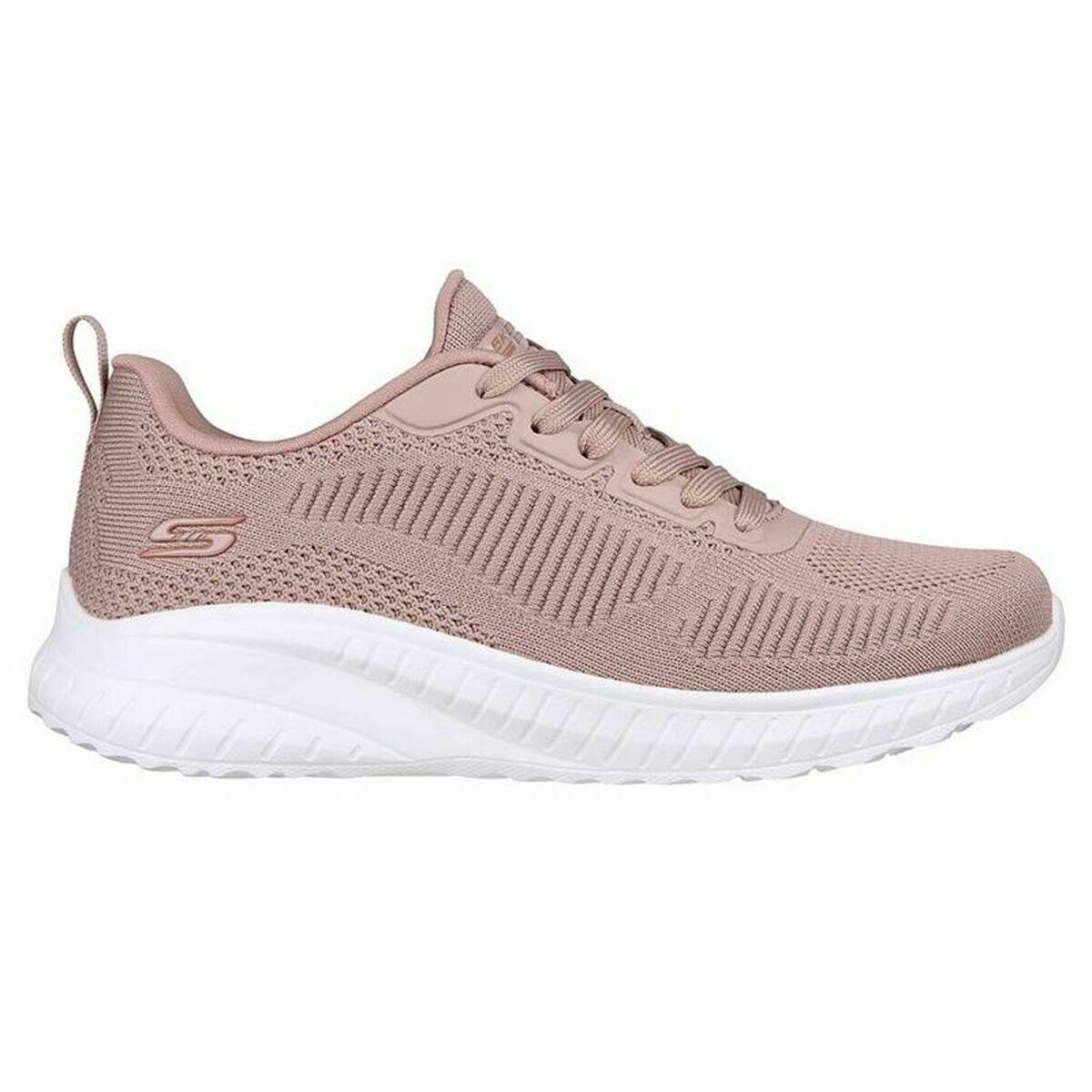 Sapatilhas de Running para Adultos Skechers Bobs Sport Squad Cor de Rosa