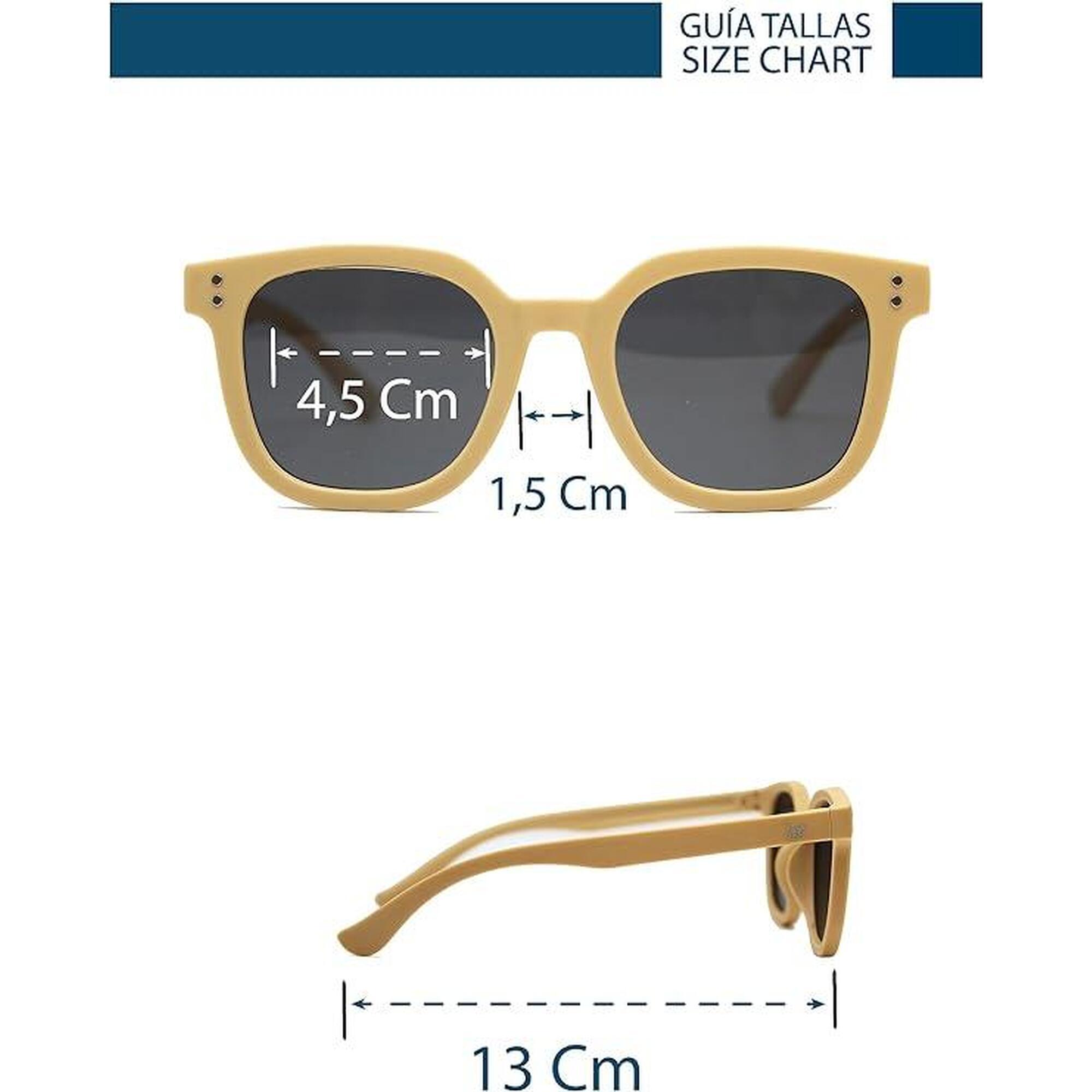 Lunettes de soleil - Enfants / Polarisées / UV400 (Beige)