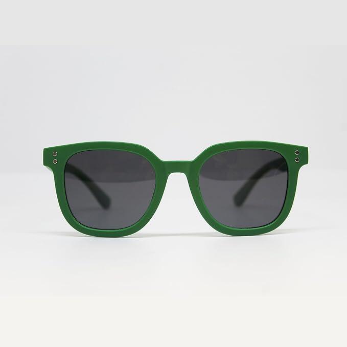 Gafas de sol - UV400 - Libre de BPA / Niño-Niña / Talla única (Verde)