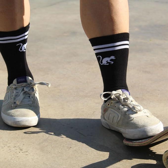 Chaussettes - Mi-hautes / Adulte / Taille 37-41 (Noir) 5/5