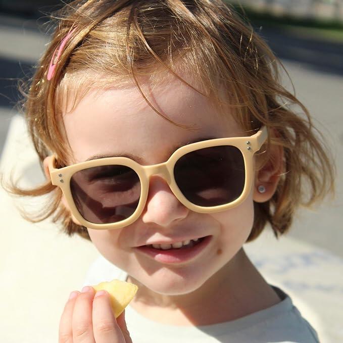 Lunettes de soleil - Enfants / Polarisées / UV400 (Beige)