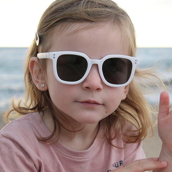 Lunettes de soleil - Enfants / Polarisées / UV400 (Blanc) 3/5