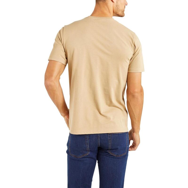 Gable T-Shirt férfi rövid ujjú póló - barna